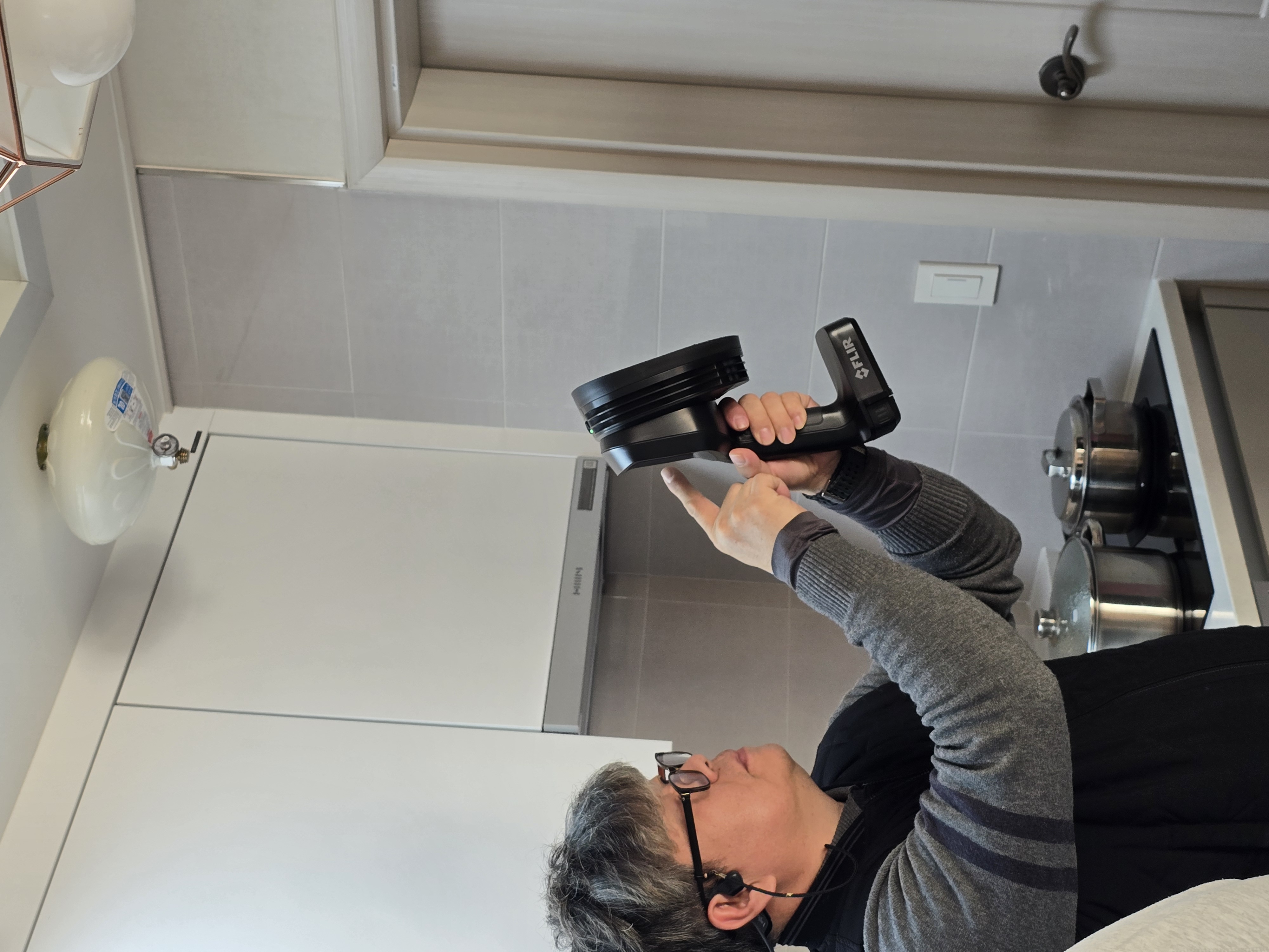 초음파음향카메라 현장 점검